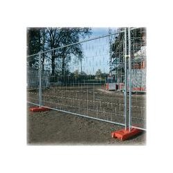 Clôture de chantier Heras M300 - acier galvanisé, 4 tubes, 3,5x2m, sans plot avec collier