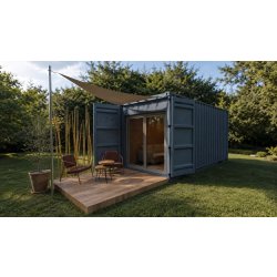 Container aménagé sur mesure - Bureau, local technique, vestiaire ou espace de stockage