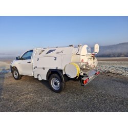 Hydrocureur capacité totale de 1100 litres, répartis en 800 litres de pompage et 300 litres d'eau - CITYWAY