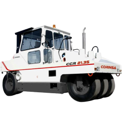 Compacteur à pneus CCR 21.35 - CORINSA - Poids opérationnel de 21 ou 35 tonnes - 5 tonnes de pression par roue