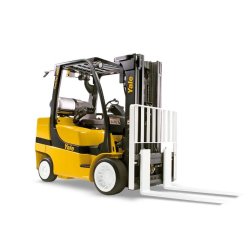 Chariot élévateur thermique GPL sur bandages - Yale GLC40-55VX - capacité de levage 4000 à 5500 kg