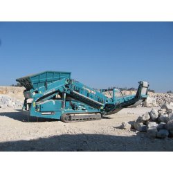 Concassage mobile en carrières et sur chantier - travaux de terrassements de moyenne et grande importance