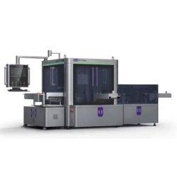 Machine d'inspection visuelle automatique conçue pour le contrôle qualité des formes injectables et solides en environnement pharmaceutique  - AUSTAR C-TRUE