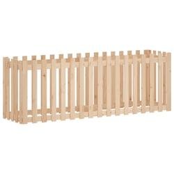 Helloshop26 - Jardinière bac lit surélevé plantes fleurs terrasse jardin de jardin design de clôture 200 x 50 x 70cm pin massif 02_0039811 - Bois