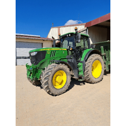 John Deere 6195M - Tracteur agricole 6 cylindres puissant et polyvalent avec transmission CommandQuad Full Powershift