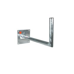 Bras Coudé Déport 65 Cm Diamètre 50mm Renforcé Acier Galva Fixation Parabole Antenne Support  Mural Usage Non Intensif Hdsat - 3665476621424