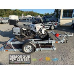 Remorque abaissable porte-moto Yo Remorques - Deux motos - CCL8 - 250 x 160 cm - PTAC 400-500 kg