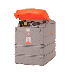 Cuve-station ravitaillement gasoil 2500L - CDP2500 CubeOut2 - 230V avec enrouleur extérieur