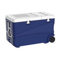 Conteneur isotherme ice box pro 2 roues 80l