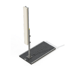 Supports pour antennes grandes hauteurs - 1 antenne h2700 l305 maxi - antennes hauteur 2700 mm - MODULITE A1