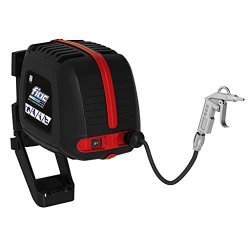 FIAC WALLAIR - Compresseur mural 1,5HP (230V) avec enrouleur de tuyau intégré et accessoires