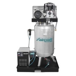 Compresseur Aircraft Airprofi 753/270/15 VKK - Stationnaire à cuve verticale - Silencieux et haute performance