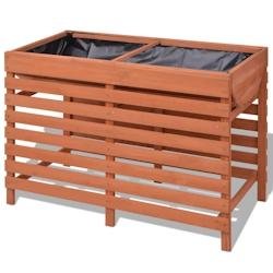 Helloshop26 - Jardinière 100 x 50 x 71 cm bois 02_0000789 - Bois massif 3000071221530