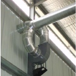 Ventilateur centrifuge industriel haute pression SAV27 - 9600 m³/h - 7,5 kW - Ø450mm