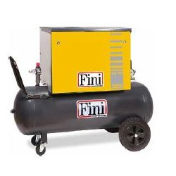Compresseur insonorisé cuve horizontale - puissance 2/1,5 à 3/2,2 kW - réservoir 100 L - débit 17 à 24 m³/h