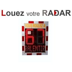 LOCATION RADAR DE VITESSE