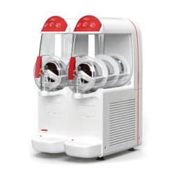 Machine à granita professionnelle - Ugolini NG EASY 10-2, capacité 2x10 litres, design unique et système Recover Energy