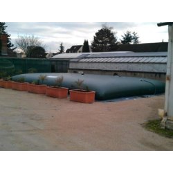 Récupération d'eau de pluie 100.000 litres - Protection anti-moustique et anti-algue - Tissu polyester avec enduction PVC