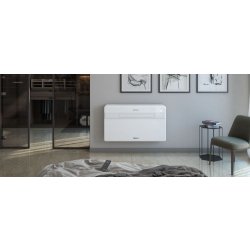 Unico Pro Inverter 14 HP - Climatiseur fixe sans unité extérieure - Puissance frigorifique 1,7 à 3,5 kW - Puissance calorifique 1,5 à 3,15 kW - Design italien par Olimpia Splendid