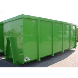 Bennes à déchets légers standard - Matex - Écartement 1060 mm - Porte arrière deux vantaux