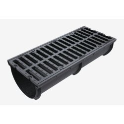 Caniveau RC30 - Mecalinea D4 - Trafic moyen - Conforme EN-1433 - Relief antidérapant