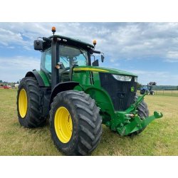 John Deere 7290R - Tracteur agricole haute puissance - 290 ch - 3 742 h - Pneus neufs