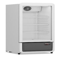 KLIMAITALIA Vitrine ventilée. Thermostat élect.. dégivrage auto. LED. T° +1°C/+10°C. Dim. LxSx H 54x56x132,5 cm. NORA200 - 4626