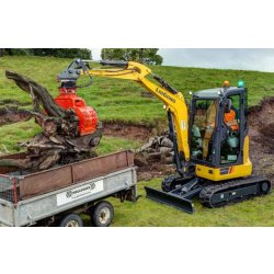 Mini-pelle robuste, intelligente et multitâche  - capacité du godet 0,08 m³ - Moteur Yanmar 3TNV80F-SNLY - Liugong 9027 F ZTS