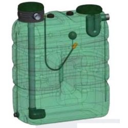 Cuve à eau 2000 litres avec filtre et accessoires - 302667