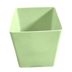 Pot de fleurs carré cubio h 50 cm-plast'up rotomoulage - VERTAMANDE - vert 0637962081909