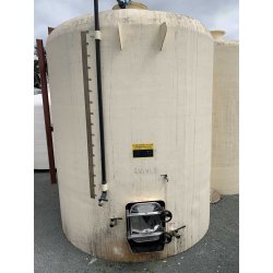 Cuve Cruveilher 200HL d'occasion - fond conique - Ø 3200 - hauteur 3200 - porte ovale - 2 vannes Ø 50