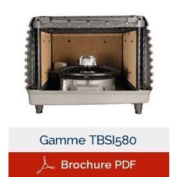 Rafraîchisseur d'air adiabatique industriel - SUPERStealth TBSI580 - Technologie avancée et économies d'énergie