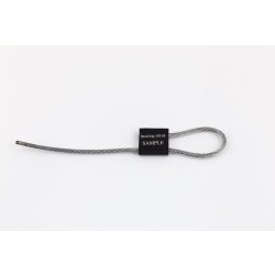 Scellé de sécurité câble Ø 3.25 mm - acier/aluminium - norme ISO 17712 : 2013 C-TPAT