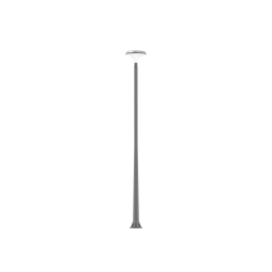Mât Citizen ACL+ILCZ0 - 3,6 mètres - Coloris gris RAL 9006 - Tube cylindrique moulé sans soudure