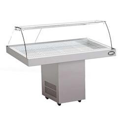 A.C.L - Vitrine réfrigérée à poissons L. 1410 mm avec plan d'exposition de 1312 x 602 mm - MM297865