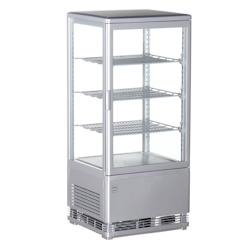 METRO PROFESSIONAL Vitrine réfrigérée GGC2078SV, verre/plastique, 42.8 x 38.6 x 96 cm, 78 L, argenté - argenté verre RT-78B-1