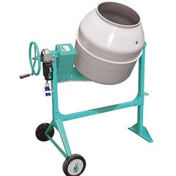 Bétonnière électrique monophasé 160 litres S 160 avec cuve en acier - IMER - 01015620