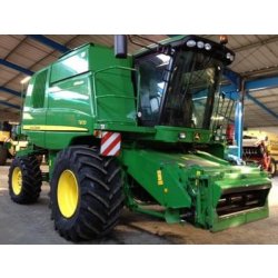Moissonneuse batteuse John Deere T670 HM 4x4 - Occasion 2009 - Largeur de coupe 6.7m - Très bon état