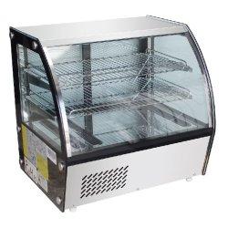 Chefgastro Vitrine réfrigérée 100 L - 7450.0605 Combisteel - noir inox CC580