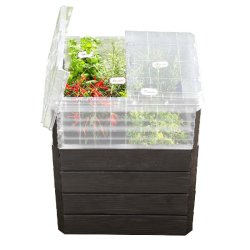 GRAF Kit Potager Carré 645182 - gris 4023122273905