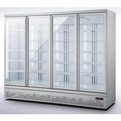 Vitrine réfrigérée murale 4 portes de 2m50