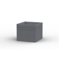 Jardinière Brno 133136 - Komserwis - Hauteur : 65 cm - Béton sablé ou peint