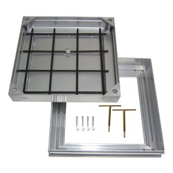 Couvercle de regard à remplir c2r alu 600x600mm c2r 060a la classe de résistance 125kn c2r060a