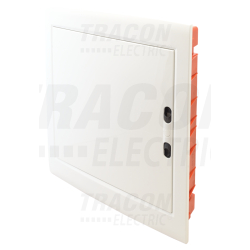 Tableau de distribution encastré - porte plane blanche - 2×18 (36) modules - IP40 - dimensions 480×440×90 mm