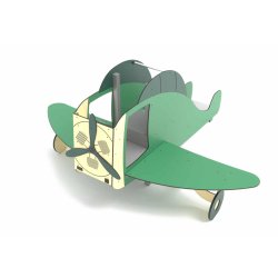 Toboggan - avion 1kat0009 - pour enfants dès 1,5 an - capacité 8 personnes