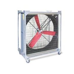 Brasseur d'air TTW 45000 - Ventilateur professionnel robuste et mobile, débit 45.600 m³/h, IP55