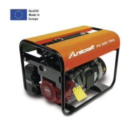 Groupe électrogène professionnel Unicraft PG 500 TRA - Honda GX270 - 11L - 230/400V - 6300 VA