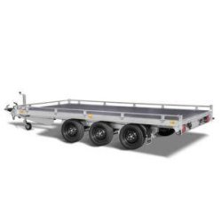 Remorque multi-transporteur Saris P-voiture TP 406x204 - 3 essieux - 3500 kg PTAC