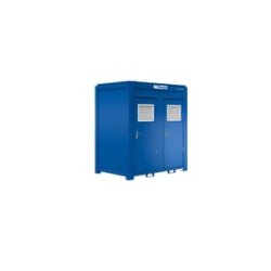 Box sanitaire 8' 2.400 x 1.400 x 2.540 mm - Containex - Fonctionnement à l'eau - Isolation de haute qualité