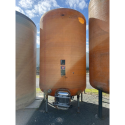 Cuve Zambelli 100 hl d'occasion - fond conique sur pieds - Ø2000 - hauteur 4000 - avec porte et accessoires